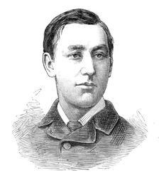 The Universities Boat-Race: the Oxford crew, 1881. Creator: Unknown