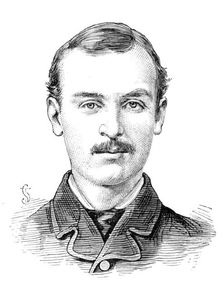 The Universities Boat-Race: the Oxford crew, 1881. Creator: Unknown