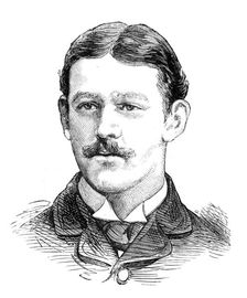 The Universities Boat-Race: the Oxford crew, 1881. Creator: Unknown