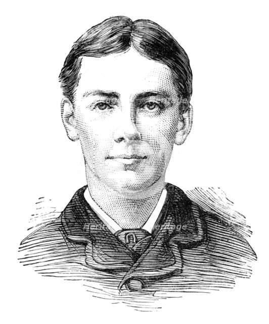 The Universities' Boat-Race: the Oxford crew, 1881.  Creator: Unknown.