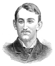 The Universities Boat-Race: the Oxford crew, 1881. Creator: Unknown