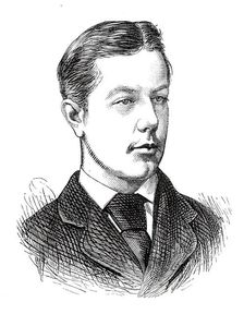 The Universities Boat-Race, the Oxford Crew: 3. F. Hobart, Exeter, 1876. Creator: Unknown