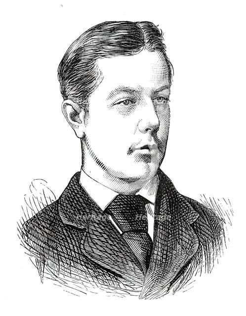 The Universities' Boat-Race, the Oxford Crew: 3. F. Hobart, Exeter, 1876. Creator: Unknown.