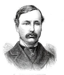 The Universities Boat-Race, the Oxford Crew: 4. A. M. Mitchison, Pembroke, 1876. Creator: Unknown