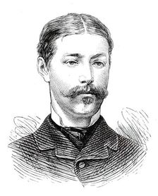 The Universities Boat-Race, the Oxford Crew: 6. H. J. Stayner, St. John's, 1876. Creator: Unknown