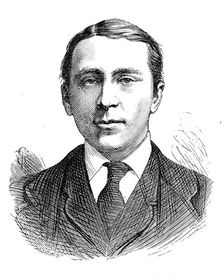 The Universities Boat-Race, the Oxford Crew: W. D. Craven, Worcester (Cox), 1876. Creator: Unknown