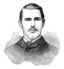 The Universities Boat-Race: the Cambridge crew, 1881. Creator: Unknown