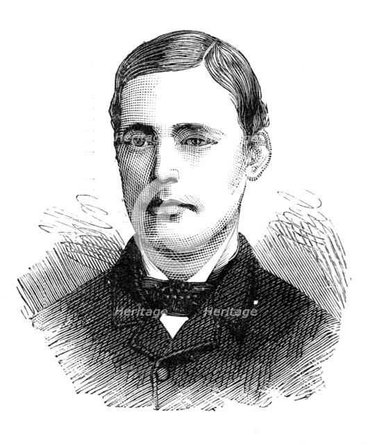 The Universities' Boat-Race: the Cambridge crew, 1881.  Creator: Unknown.