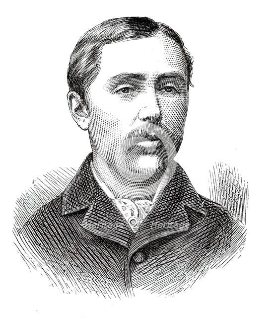 The Universities' Boat-Race, the Cambridge Crew: 2. T. W. Lewis, Caius, 1876. Creator: Unknown.