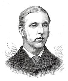 The Universities Boat-Race, the Cambridge Crew: 6. T. E. Hockin, Jesus, 1876. Creator: Unknown