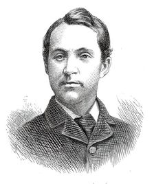 The Universities Boat-Race, the Cambridge Crew: C. L. Davis, Clare (Cox), 1876. Creator: Unknown