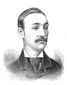 The Universities Boat-Race, the Cambridge Crew: P.W. Brancker, Jesus (Bow), 1876. Creator: Unknown