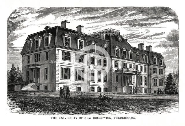 The University of New Brunswick, Fredericton, Canada, 19th century. Artist: Unknown