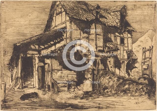 The Unsafe Tenement, 1858. Creator: James Abbott McNeill Whistler.