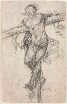 The Unrepentant Thief, c. 1530. Creator: Sodoma (Italian, 1477-1549)