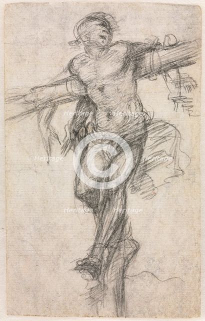 The Unrepentant Thief, c. 1530. Creator: Sodoma (Italian, 1477-1549).