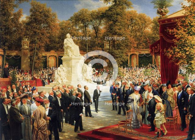 The Unveiling of the Memorial to Richard Wagner in Berlin on October 1, 1903, 1908.