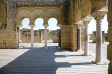 The upper basilica in Madinat al-Zahara (Medina Azahara), Spain, 2007. Creator: Samuel Magal