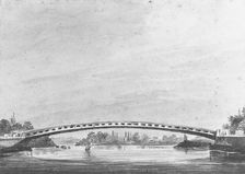 The Upper Bridge over the Schuylkill, Philadelphia—Lemon Hill in the Background, 1811-ca. 1813. Creator: Pavel Petrovic Svin'in