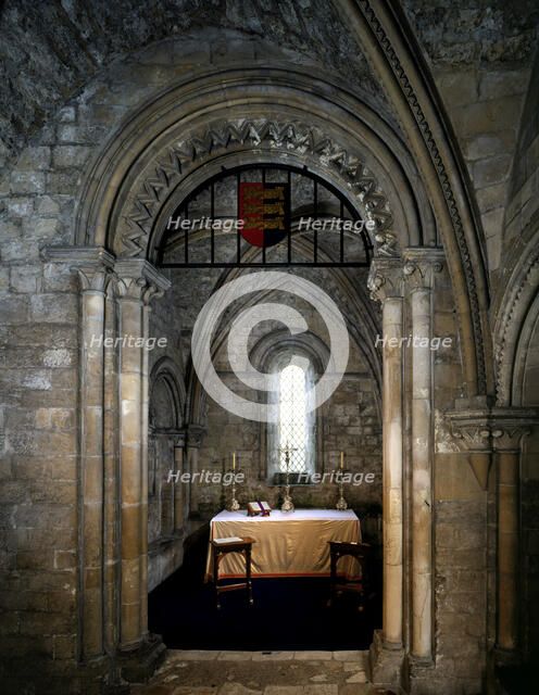 The Upper Chapel at Dover Castle, Kent, 1997. Artist: J Richards