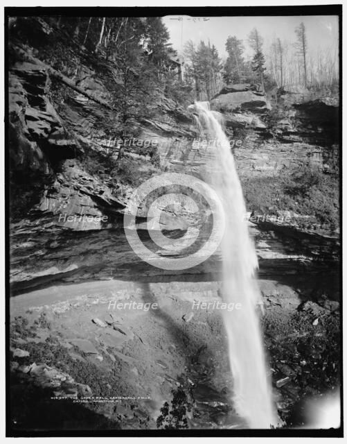 The Upper fall, Kaaterskill Falls, Catskill Mountains, N.Y., (1902?). Creator: Unknown.