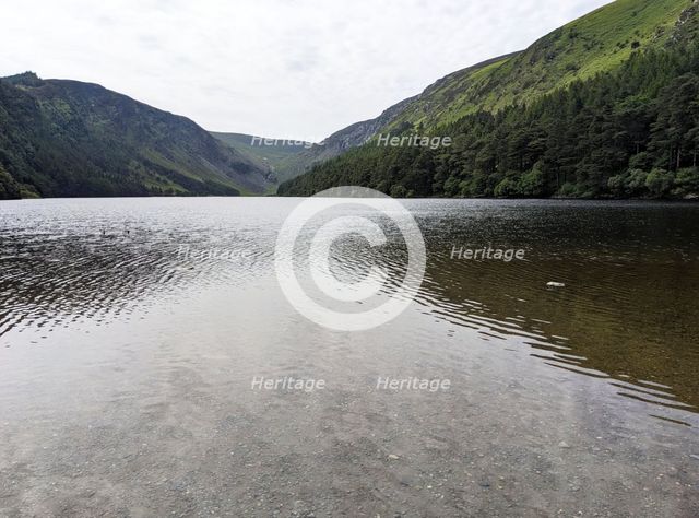 The upper lake, Glendalough, Wicklow, Ireland, June 2026. Creator: Amanda Waite.