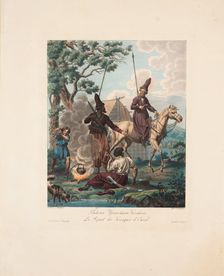 The Ural Cossacks Picket, 1812. Artist: Karneyev, Yegor