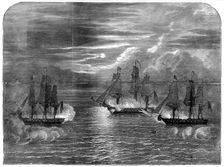 The USS Constitution capturing the Cyane and Levant 1815, (1872)