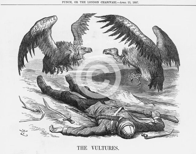 'The Vultures', 1887. Creator: Joseph Swain.