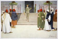 The Vultures 1908. Artist: Lance Thackeray