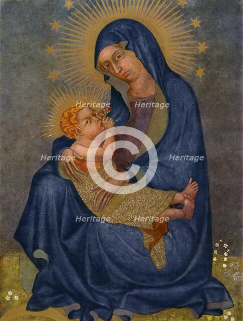 'The Vysehrad Madonna of the Rains', c1360 (1955). Artist: Unknown