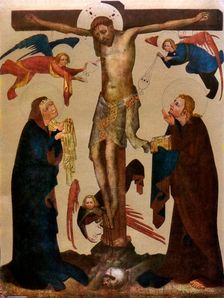 The Vyssi Brod Crucifixion before 1400 (1955). Artist: Master of the Vyssi Brod Altar