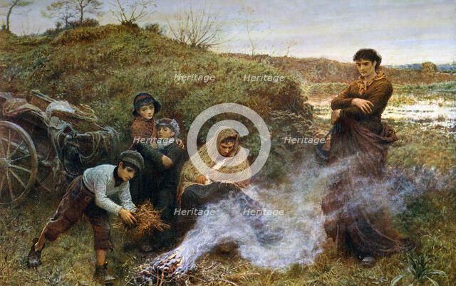 'The Vagrants', 1868, (1912).Artist: Fred Walker