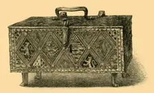 The Valence Casket, c1305-1312, (1881). Creator: W Harbutt
