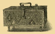 The Valence Casket, c1305-1312, (1881). Creator: W Harbutt