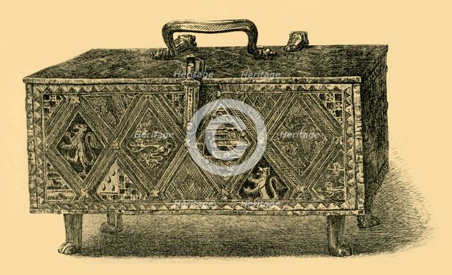 The Valence Casket, c1305-1312, (1881).  Creator: W Harbutt.