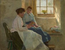 The Valentine, 1894. Creator: Edwin Harris