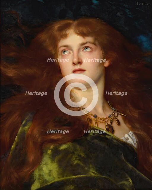 The Valkyrie, 1881. Creator: Bürck, Heinrich (1850-1906).