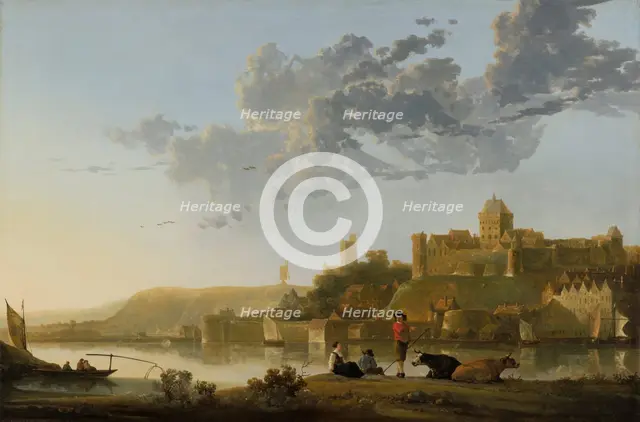 The Valkhof at Nijmegen, about 1652-1654. Creator: Aelbert Cuyp.