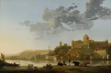The Valkhof at Nijmegen, about 1652-1654. Creator: Aelbert Cuyp