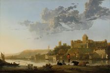 The Valkhof at Nijmegen, about 1652-1654. Creator: Aelbert Cuyp