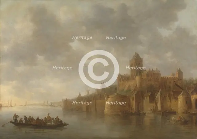 The Valkhof in Nijmegen, 1641. Creator: Jan van Goyen.