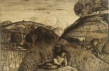 The Valley Thick with Corn, 1825. Creator: Samuel Palmer