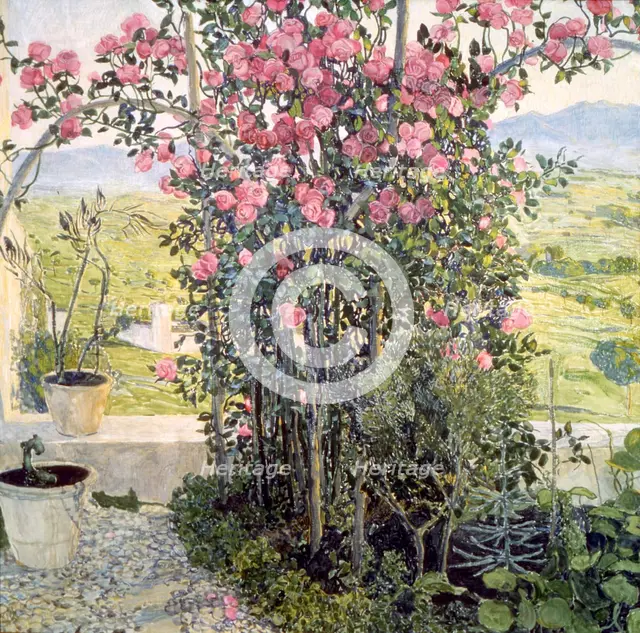 'The Valley in Umbria', 1910s.  Artist: Aleksandr Golovin