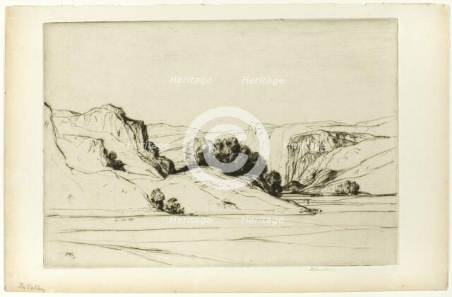 The Valley (known also as Glencrutten), 1914. Creator: David Young Cameron.