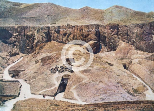 The Valley of the Kings, Luxor, Egypt, 20th century. Artist: Unknown