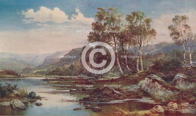 'The Valley of the Llugwy', 1883, (c1900). Artist: Benjamin Williams Leader.