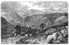 "The Valley of the Lledr", by J. C. Reed, from the exhibition of the new Water-Colour Society, 1861. Creator: Unknown