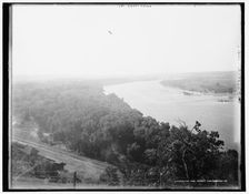 The Valley of the Mississippi, St. Paul, Minn. , c1898. Creator: Unknown