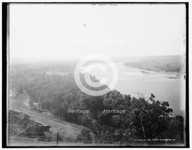 The Valley of the Mississippi, St. Paul, Minn. , c1898. Creator: Unknown.